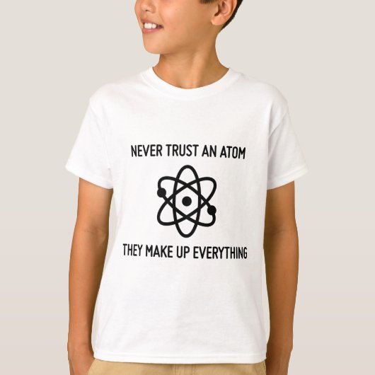 Le T-shirt de la Science ne font jamais confiance (Devant)