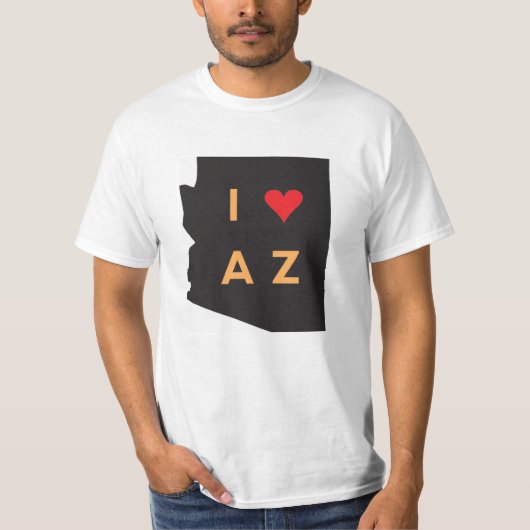Le T-shirt de l'Arizona d'amour d'I (Devant)
