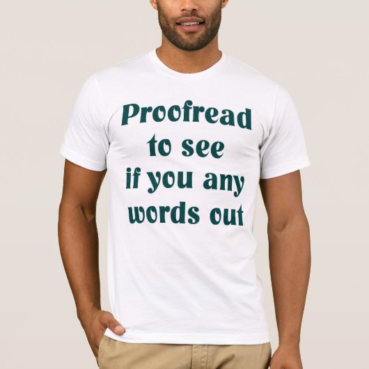 Le T-shirt de l'auteur (Devant)