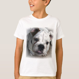 Le T-shirt de l'enfant anglais de bouledogue