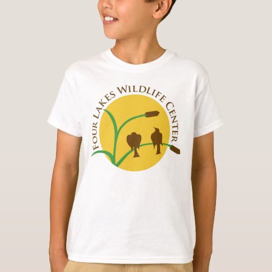 Le T-shirt de l'enfant - blanc (Devant)