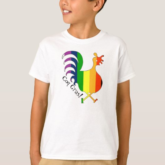 Le T-shirt de l'enfant de Coq Gras (Devant)