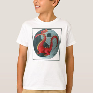 Le T-shirt de l'enfant de dragon de Ying-Yang