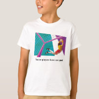 Le T-shirt de l'enfant de gardien de but du
