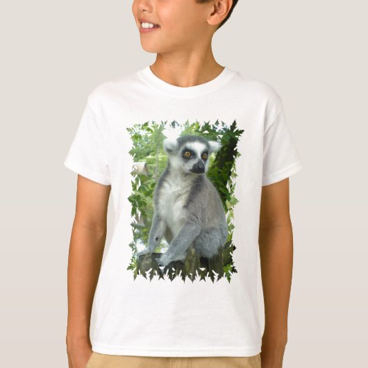 Le T-shirt de l'enfant de lémur du Madagascar (Devant)