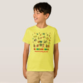 Le T-shirt de l'enfant de Letterland | polychrome (Devant entier)