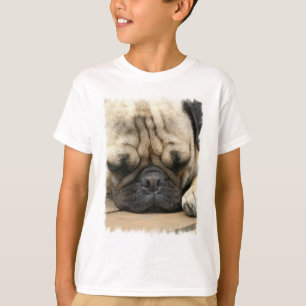 Le T-shirt de l'enfant de sommeil de carlin