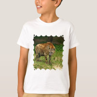Le T-shirt de l'enfant de vagabondage d'hyène