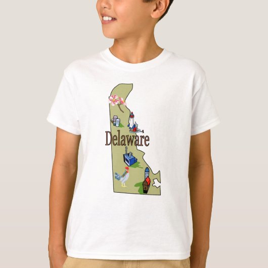 Le T-shirt de l'enfant du Delaware (Devant)