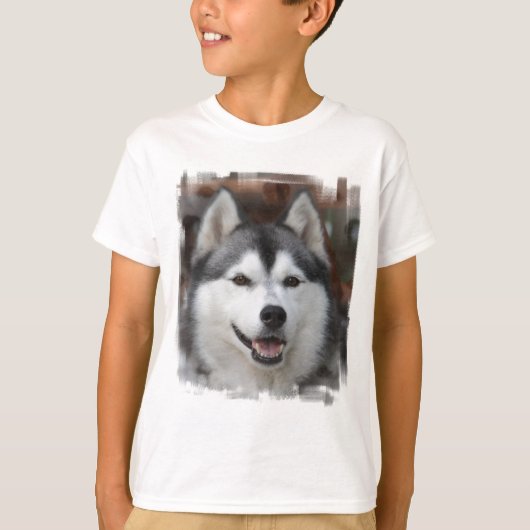 Le T-shirt de l'enfant enroué de chien (Devant)