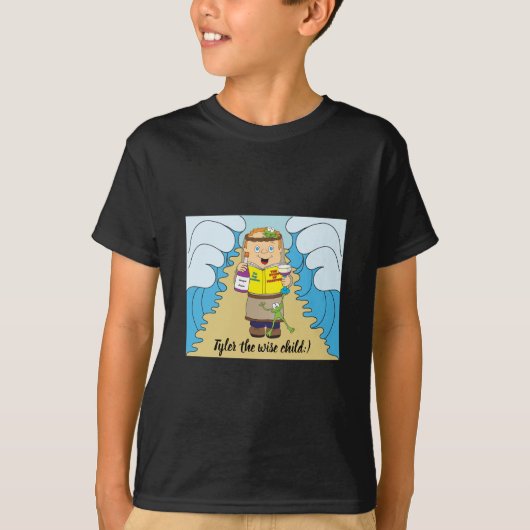 Le T-shirt de l'enfant "L'enfant sage" (Devant)