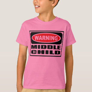 Le T-shirt de l'enfant MOYEN d'avertissement