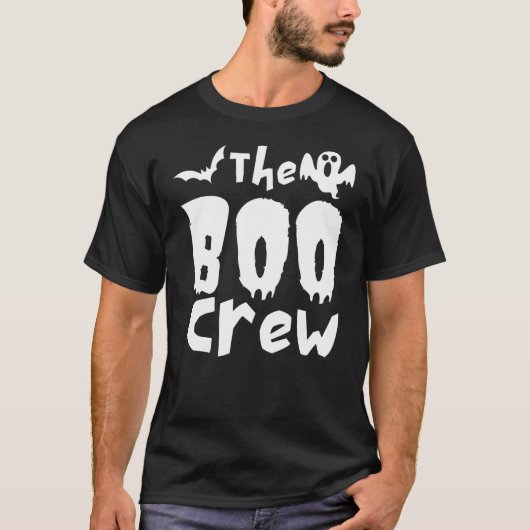 Le T-shirt de l'équipage Boo Halloween (Devant)