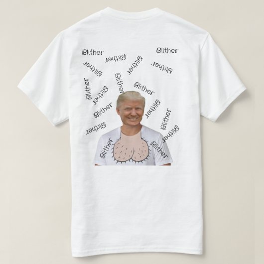 Le T-shirt de l'Idiot Orange (Design dos)