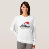Le T-shirt de Noël de Purrfect (Devant entier)