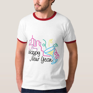 Le T-shirt de nouvelle année de T-shirts de bonne
