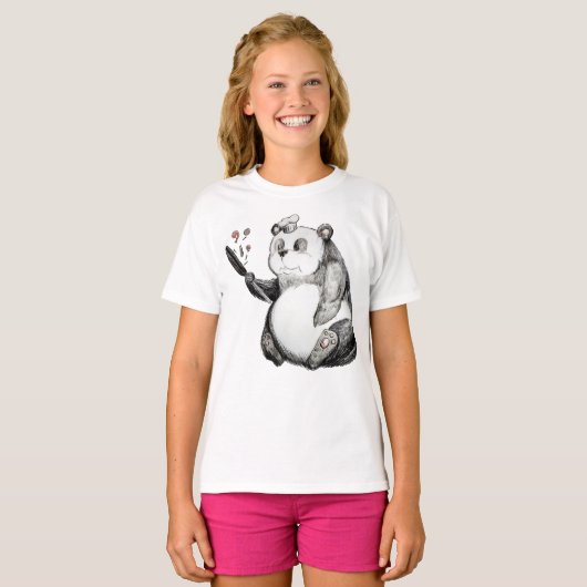 Le T-shirt de Panda (Devant entier)