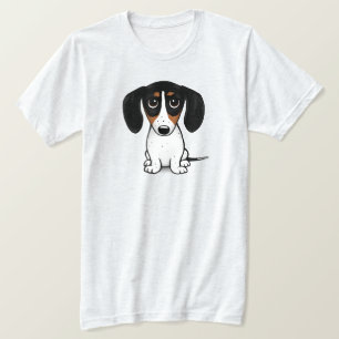 Le T-shirt de Piebald Dachshund Cute Chiot