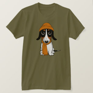 Le T-shirt de Piebald Dachshund Cute Hipster Dog