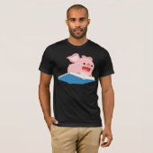 Le T-shirt de porc de livre et de bande dessinée (Devant entier)
