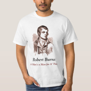 Le T-shirt de Robert Burns, un homme est un homme