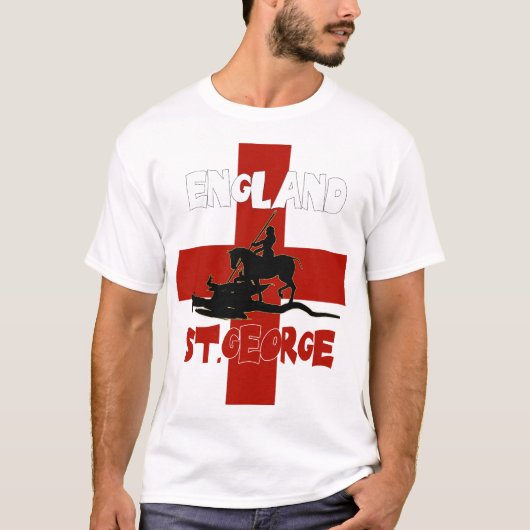 Le T-shirt de St George - Angleterre St George (Devant)