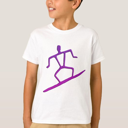 Le T-shirt de surfer de l'enfant hawaïen de (Devant)