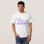 Le T-shirt "de visite de Jack et d'Elsie" (Devant entier)