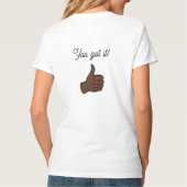 Le T-shirt Déclaration Ultime de Regard de Côté (Dos)