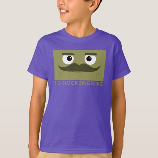 Le T-shirt des enfants de BBSS Moustachios #1 (Devant)