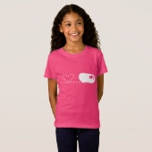Le T-shirt des enfants de cobaye de coeur de (Devant entier)