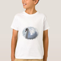 Le T-shirt des enfants de cygne de trompette