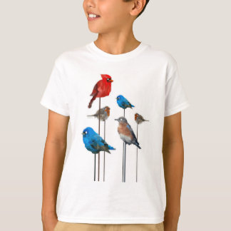 Le T-shirt des enfants de partie d'oiseau