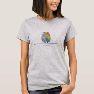 Le T-shirt des femmes BINAIRES de la génération