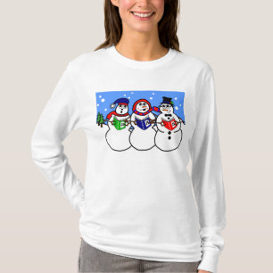 Le T-shirt des femmes chanteuses de trio de