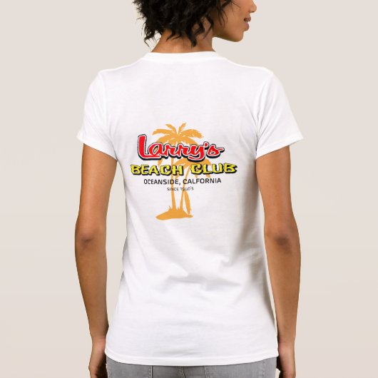 Le T-shirt des femmes classiques de club de la (Dos)