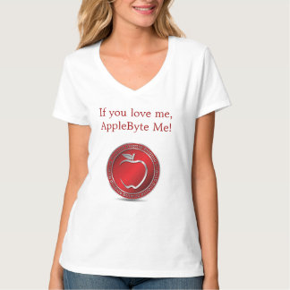 Le T-shirt des femmes d'AppleByte