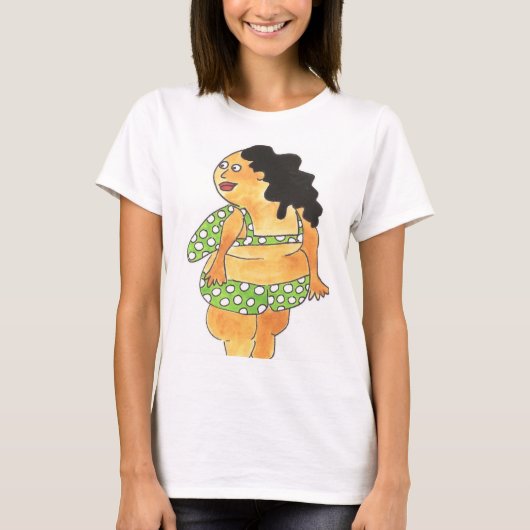 Le T-shirt des femmes de chabot de poire, douille (Devant)