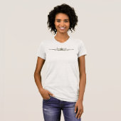Le T-shirt des femmes de constellation de Lockheed (Devant entier)