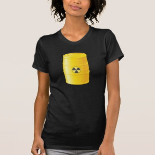 Le T-shirt des femmes de déchets radioactifs