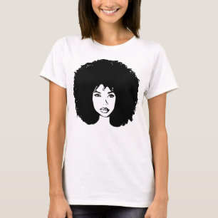 Le T-shirt des femmes de déesse d'Afro