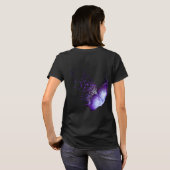 Le T-shirt des femmes de dispersion de papillon (Dos entier)