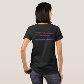 Le T-shirt des femmes de forme physique d'Ashley (Dos entier)