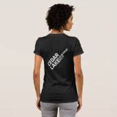Le T-shirt des femmes de lac cedar (Dos entier)