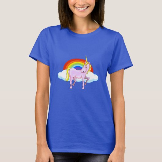 Le T-shirt des femmes de licorne (Devant)