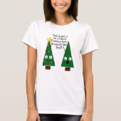 Le T-shirt des femmes de mauvais goût de Noël (Devant)