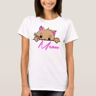 Le T-shirt des femmes de Meow