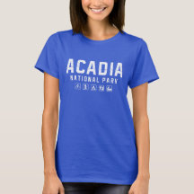 Le T-shirt des femmes de parc national d'Acadia