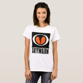 Le T-shirt des femmes de SKYWARN (Devant entier)