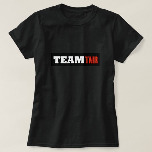 Le T-shirt des femmes de TeamTMR, disponible à 3X (Design devant)